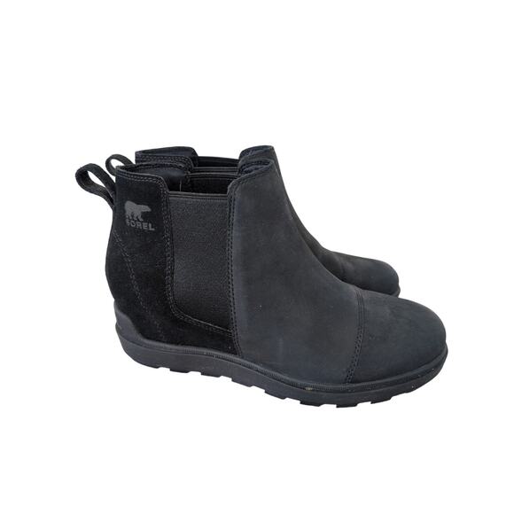 SOREL Evie II Wedge Chelsea Boot in Size 9 - Picture 1 of 7